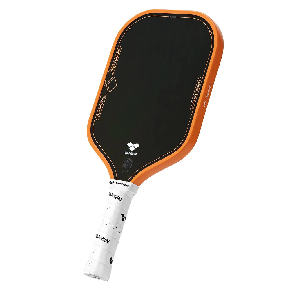 VANWIN Pro T8 pickleball paddle angled front view